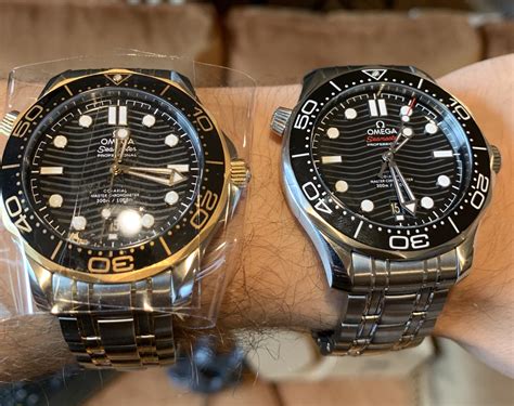 omega seamaster diver 300m two tone|omega seamaster diver 300m test.